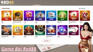 Chinh phục top game bài Red88 dễ chơi, dễ thắng